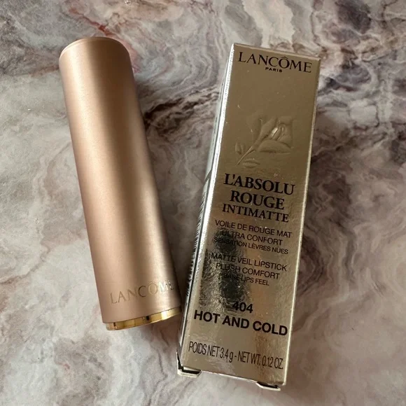 Lancôme Hot & Cold 404 Matte Lavender Lipstick NIB - Picture 2 of 6